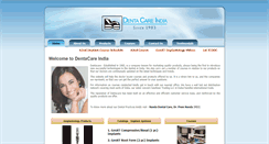 Desktop Screenshot of dentacareindia.com