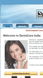 Mobile Screenshot of dentacareindia.com